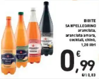 Conad BIBITE SANPELLEGRINO aranciata, 1,20 Litri offerta