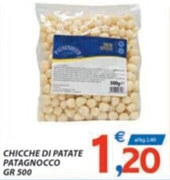 Vivo Supermercati CHICCHE DI PATATE PATAGNOCCO GR 500 offerta