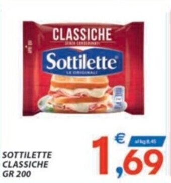Vivo Supermercati SOTTILETTE CLASSICHE GR 200 offerta