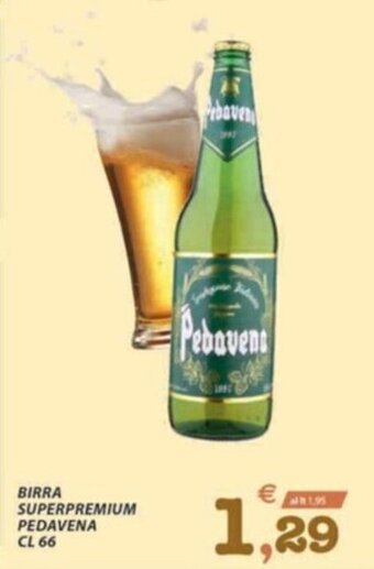Vivo Supermercati BIRRA SUPERPREMIUM PEDAVENA CL 66 offerta