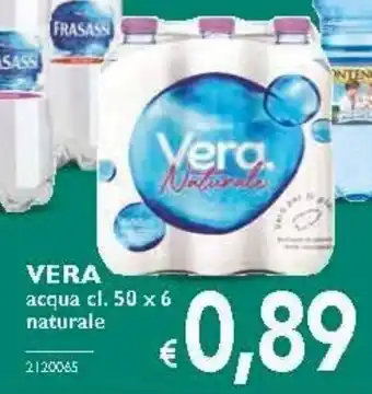 Stop&Shop VERA acqua cl. 50 x 6 naturale offerta
