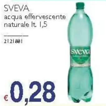 Stop&Shop SVEVA acqua effervescente naturale It. 1,5 offerta