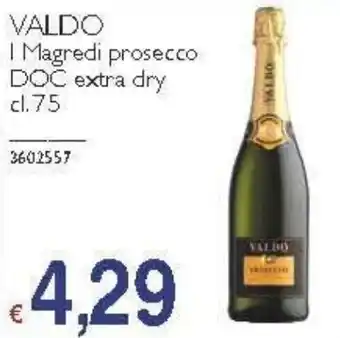 VALDO I Magredi prosecco DOC extra dry cl.75