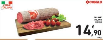 Conad SALAME MILANO CONAD offerta