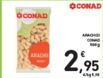Conad ARACHIDI CONAD 500 g offerta