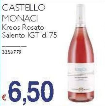 CASTELLO MONACI Kreos Rosato Salento IGT cl. 75