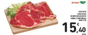 Conad COSTATE CON OSSO DI BOVINO ADULTO CONAD PERCORSO QUALITÀ offerta