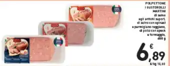 Conad POLPETTONE I GUSTOROLLI MARTINI 650 g offerta