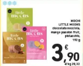 MOCHI LITTLE MOONS cloccolato nocciola, manga passion fruit, pistacchio, 192 g