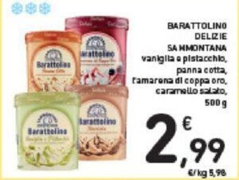 Conad BARATTOLINO DELIZIE SAMMONTANA 500 g offerta