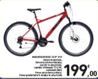 Conad MOUNTAIN BIKE 27,5" 21V offerta