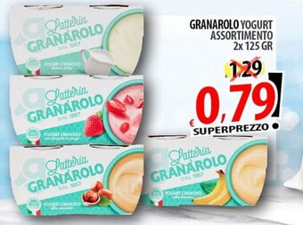 Il Genio Supermercato GRANAROLO YOGURT ASSORTIMENTO 2x 125 GR offerta