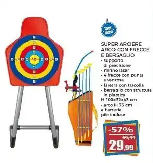 Happy Casa Super arciere - set arco con frecce e bersaglio offerta