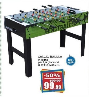 Happy Casa Calcio balilla in legno offerta