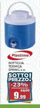 Happy Casa Plastime - bottiglia termica spring - 4 litri offerta
