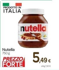 Carrefour Express Ferrero nutella offerta