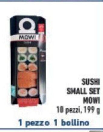 Conad SUSHI SMALL SET MOWI 10 pezzi, 199 g offerta