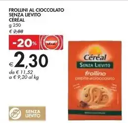 Bennet Cereal frollini al cioccolato senza lievito offerta