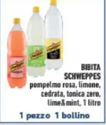 Conad BIBITA SCHWEPPES 1 litro offerta