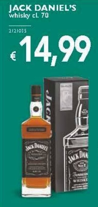JACK DANIEL'S whisky cl. 70
