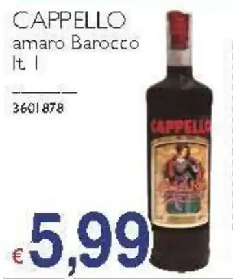 CAPPELLO amaro Barocco It 1