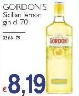 Stop&Shop GORDON'S Sicilian lemon gin cl. 70 offerta
