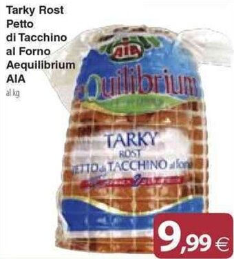 Docks Cash&Carry Tarky Rost Petto di Tacchino al Forno Aequilibrium AIA offerta