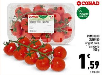 Conad POMODORO CILIEGINO 500 g offerta