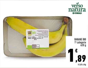 Conad BANANE BIO 620 g offerta