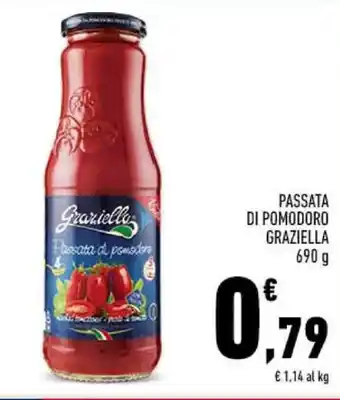 Conad PASSATA DI POMODORO GRAZIELLA 690 g offerta