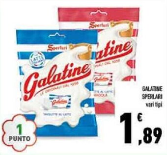 Conad GALATINE SPERLARI vari tipi offerta