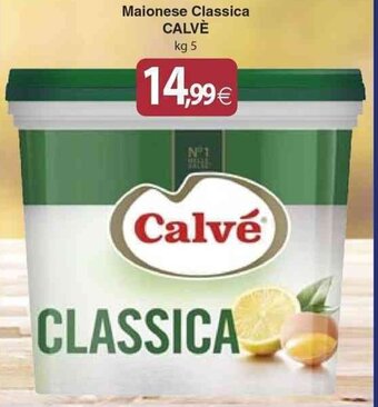 Docks Cash&Carry Maionese Classica CALVE kg 5 offerta