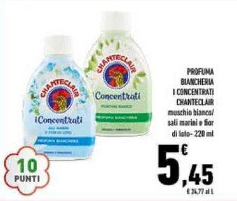 Conad PROFUMA BIANCHERIA I CONCENTRATI CHANTECLAIR 220 ml offerta