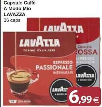 Docks Cash&Carry Capsule Caffè A Modo Mio LAVAZZA 36 caps offerta