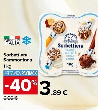 Carrefour Market Sammontana sorbettiera offerta