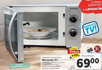 Lidl SILVERCREST KITCHEN TOOLS Microonde, 17 L offerta