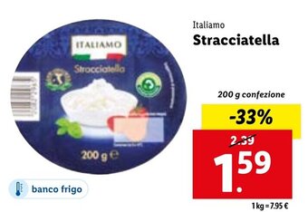 Lidl ITALIAMO Stracciatella 200 g confezione offerta