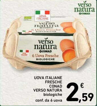 Conad UOVA ITALIANE FRESCHE CONAD VERSO NATURA offerta
