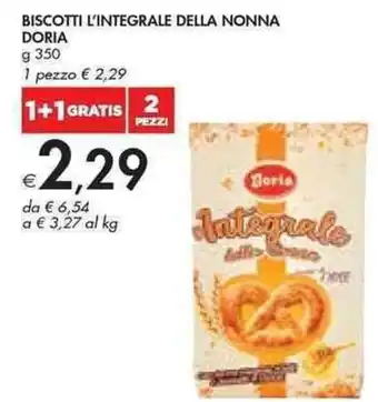 Bennet BISCOTTI L'INTEGRALE DELLA NONNA DORIA g 350 offerta
