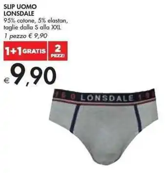 Bennet SLIP UOMO LONSDALE offerta