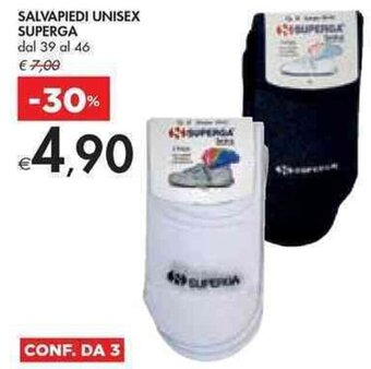 Bennet SALVAPIEDI UNISEX SUPERGA dal 39 al 46 offerta