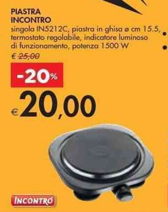 Bennet PIASTRA INCONTRO offerta