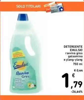 Conad DETERGENTE EMULSIO 750 ml offerta