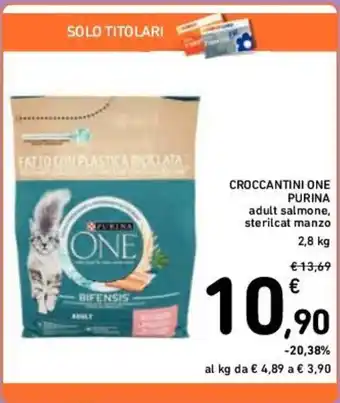 Conad CROCCANTINI ONE PURINA 2,5 kg offerta
