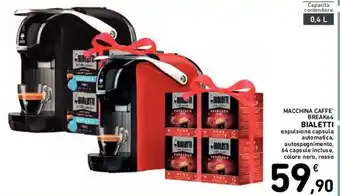 Conad MACCHINA CAFFE' BREAK64 BIALETTI offerta