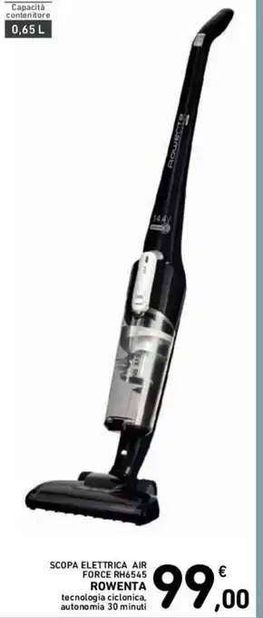Conad SCOPA ELETTRICA AIR FORCE RH6545 ROWENTA offerta