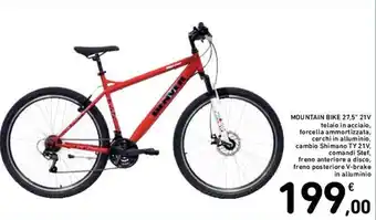 Conad MOUNTAIN BIKE 27,5" 21V offerta