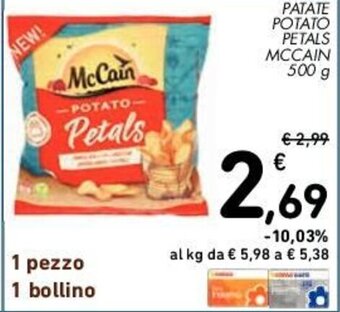 Conad PATATE POTATO PETALS MCCAIN 500 g offerta