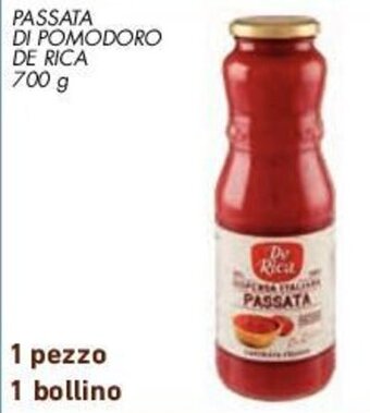 Conad PASSATA DI POMODORO DE RICA 700 g offerta