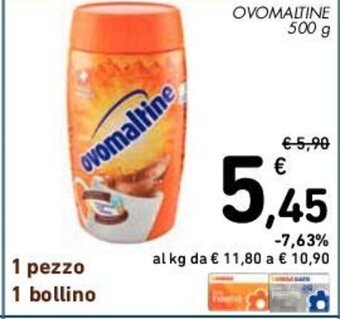 Conad OVOMALTINE 500 g offerta